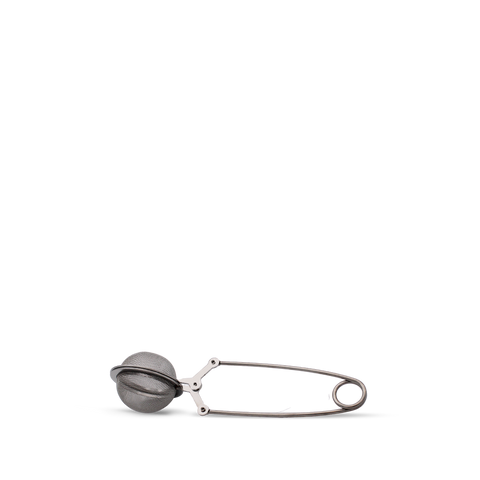 Pince à thé ronde inox - Ø4,5cm