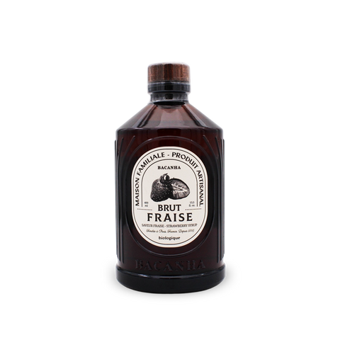 Sirop de fraise brut bio - 400 ml
