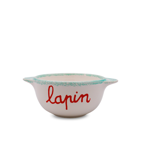 Bol Breton "Lapin",  Ø12 - Pied de Poule