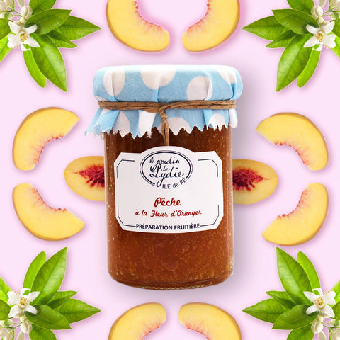 Pêche fleur d'oranger - Préparation fruitière