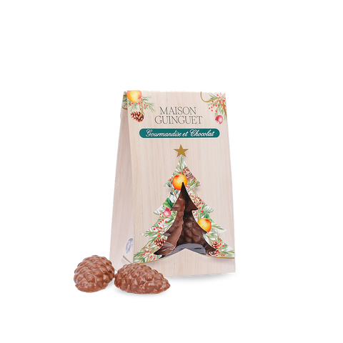 Pommes de Pin chocolat au lait praliné 80g