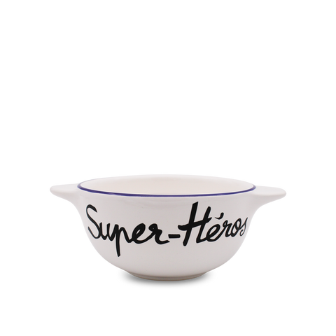 Bol Breton "Super-Héros",  Ø12 - Pied de Poule
