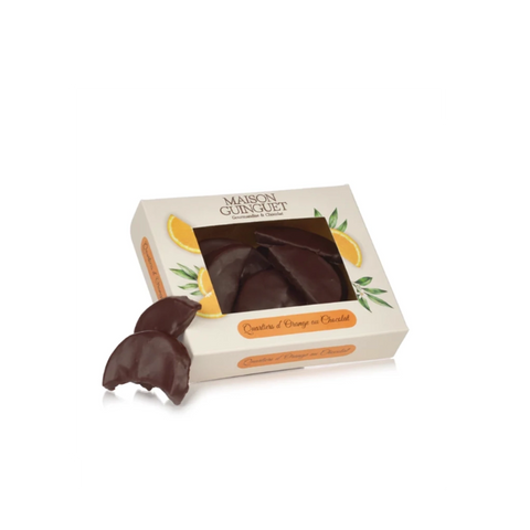 Quartiers d'oranges au chocolat