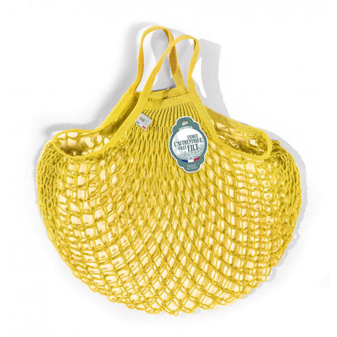 Filet "Jaune solarium" petites anses - Filt